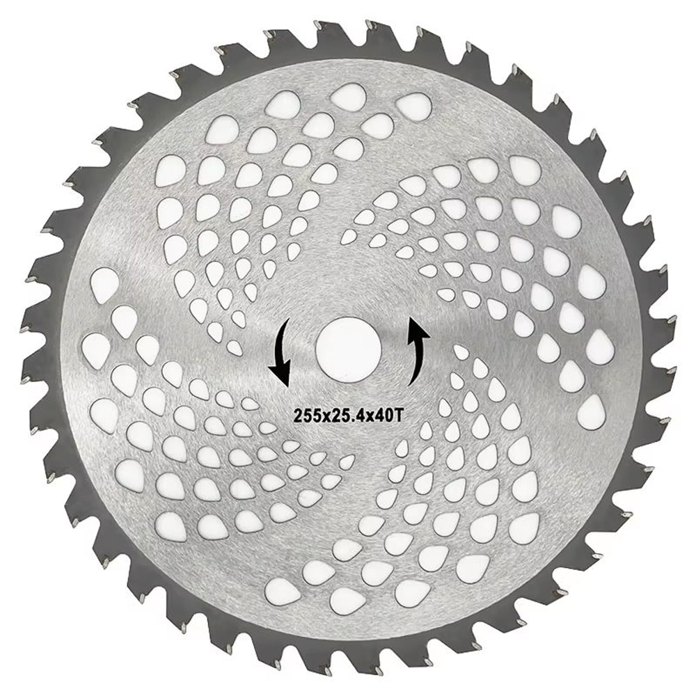 40T 255mm Alloy Brush Cutter Blade Precision Trimmer For HeavyDuty Lawn Care 1