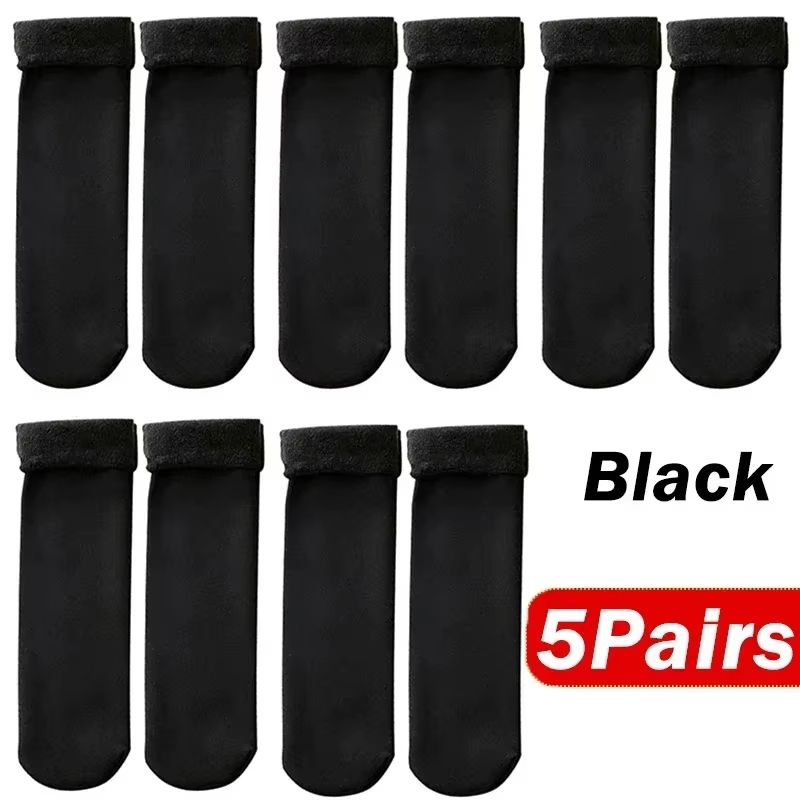 UltraSoft Thermal Winter Socks For Women  Warm Cashmere  Wool Blend Cozy Short Socks For Snow Boots 10
