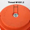 Automatic Grass Trimmer Head For Gasoline Brush Cutters M10x125mm Durable PA6 Nylon Easy Install 4