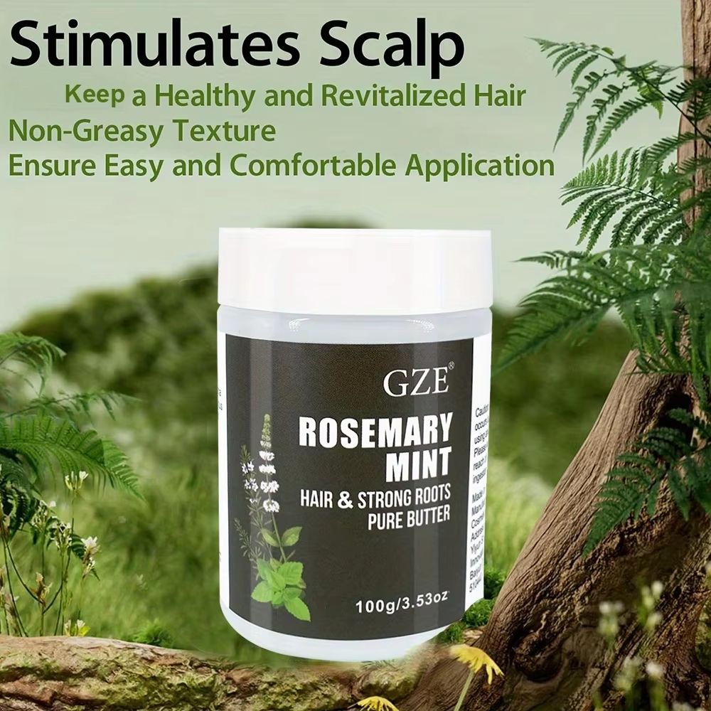 RootRevive Rosemary  Mint HairStrengthening Butter  Natural Hair Growth And Damage Repair 1