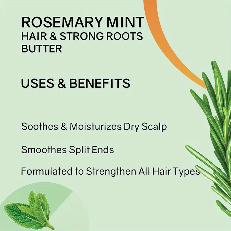 RootRevive Rosemary  Mint HairStrengthening Butter  Natural Hair Growth And Damage Repair 2