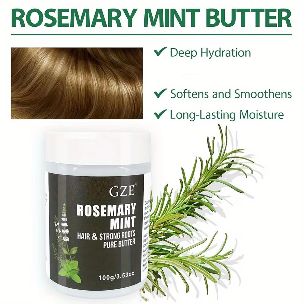 RootRevive Rosemary  Mint HairStrengthening Butter  Natural Hair Growth And Damage Repair 3