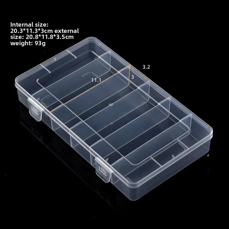 ClearView TechOrganiser Box  Transparent DustProof Cable  Accessory Storage Case 9