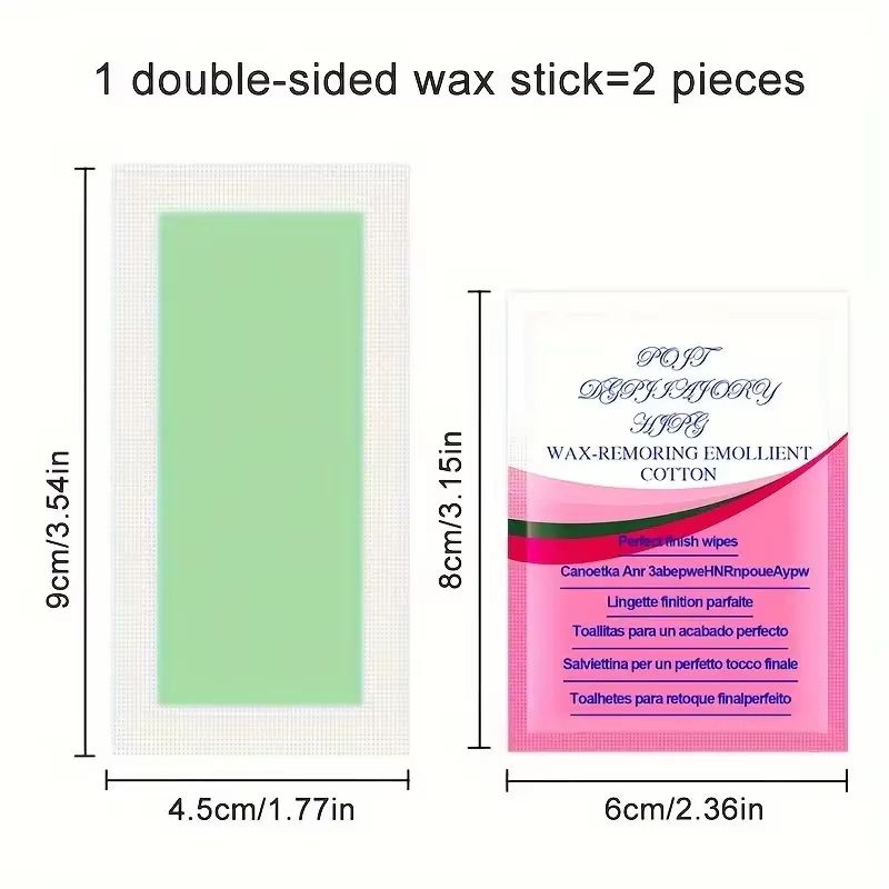 SilkySmooth Cold Wax Strips  10203050Pack For Face Arms Legs  Body 3