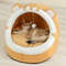 SnuggleDen Premium Pet Cave Bed  Cozy Hideaway For Cats  Small Dogs 4