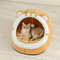 SnuggleDen Premium Pet Cave Bed  Cozy Hideaway For Cats  Small Dogs 7