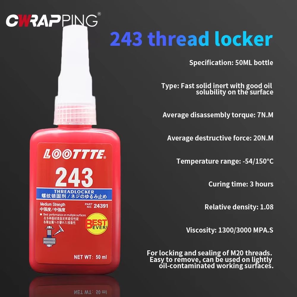 SecureHold 50 ML Thread Locking Sealant  FastCure Anaerobic Screw  Bolt Adhesive 4
