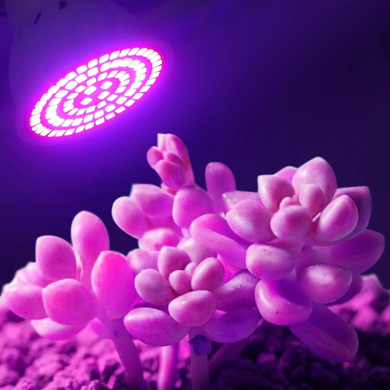 GreenGrowth FullSpectrum E27 LED Grow Bulb  6080 LEDs 220 V For Indoor Plants 3