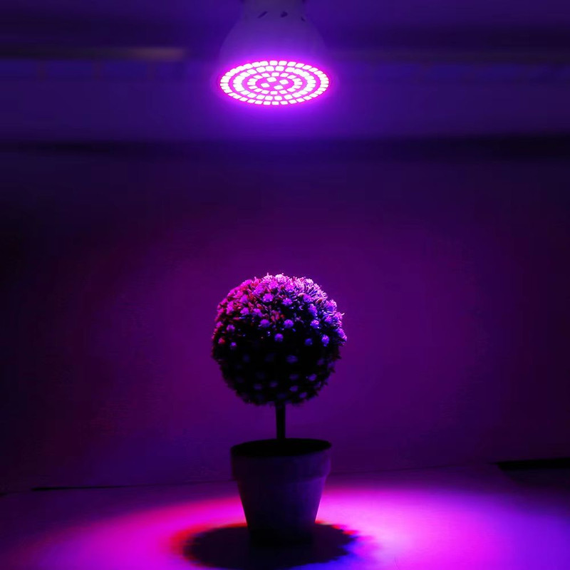 GreenGrowth FullSpectrum E27 LED Grow Bulb  6080 LEDs 220 V For Indoor Plants 5