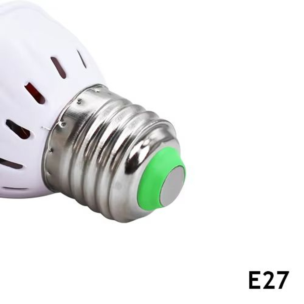 GreenGrowth FullSpectrum E27 LED Grow Bulb  6080 LEDs 220 V For Indoor Plants 6