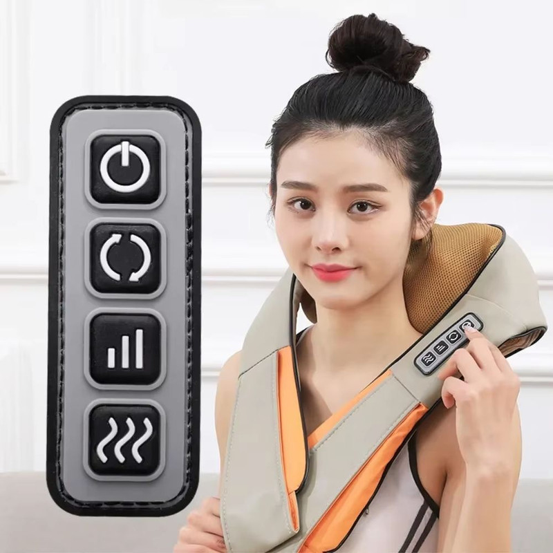 RelaxHeat Shiatsu Neck  Shoulder Massage Shawl  HotCompress Electric Cervical Traction  Kneading Wr 3