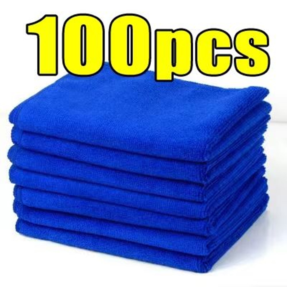 UltraClean Reusable Microfiber Cleaning Towels LintFree SuperAbsorbent MultiPurpose Cloths 10
