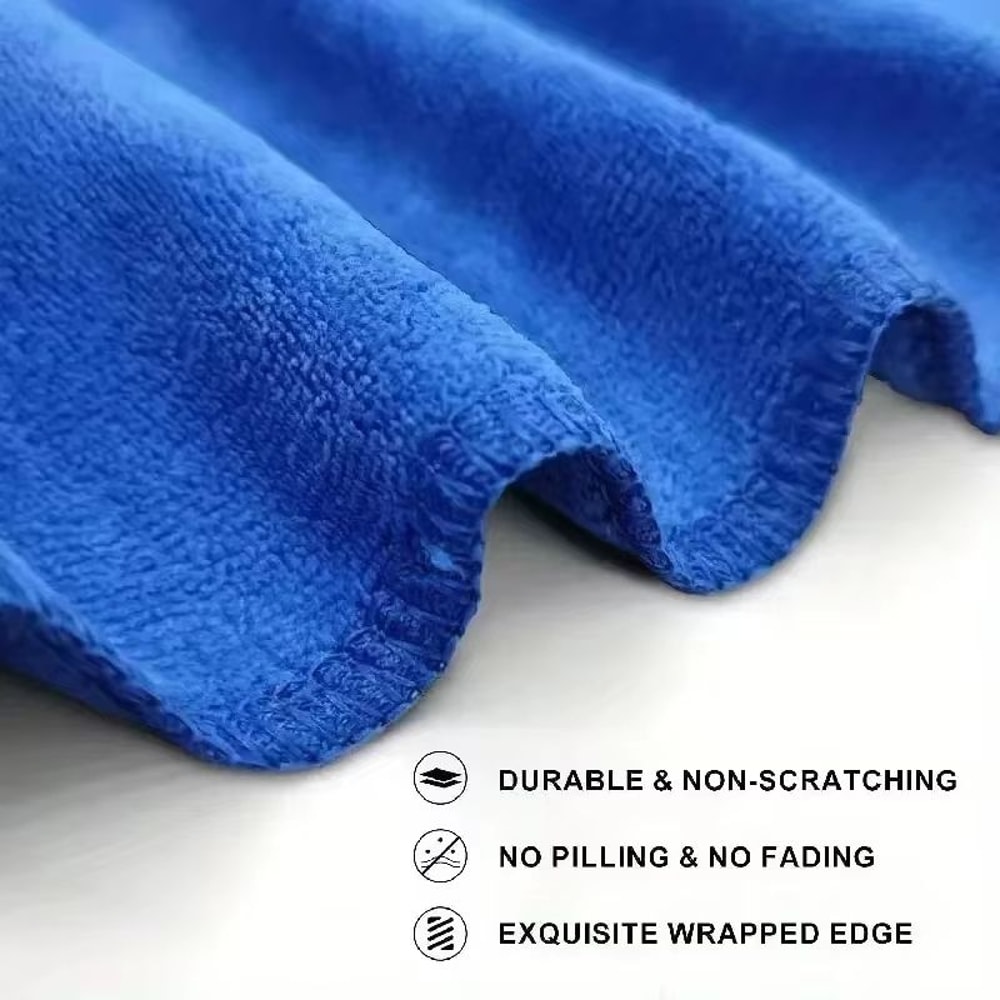 UltraClean Reusable Microfiber Cleaning Towels LintFree SuperAbsorbent MultiPurpose Cloths 5
