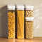 ClearLock Premium Transparent Pasta  Grain Storage Box  MoistureProof Kitchen Container 0