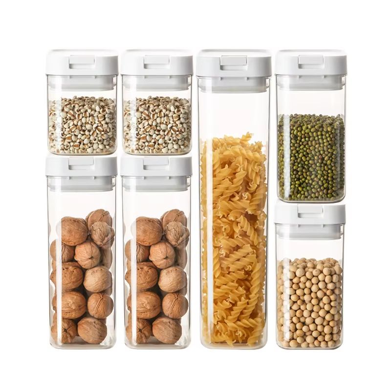 ClearLock Premium Transparent Pasta  Grain Storage Box  MoistureProof Kitchen Container 1