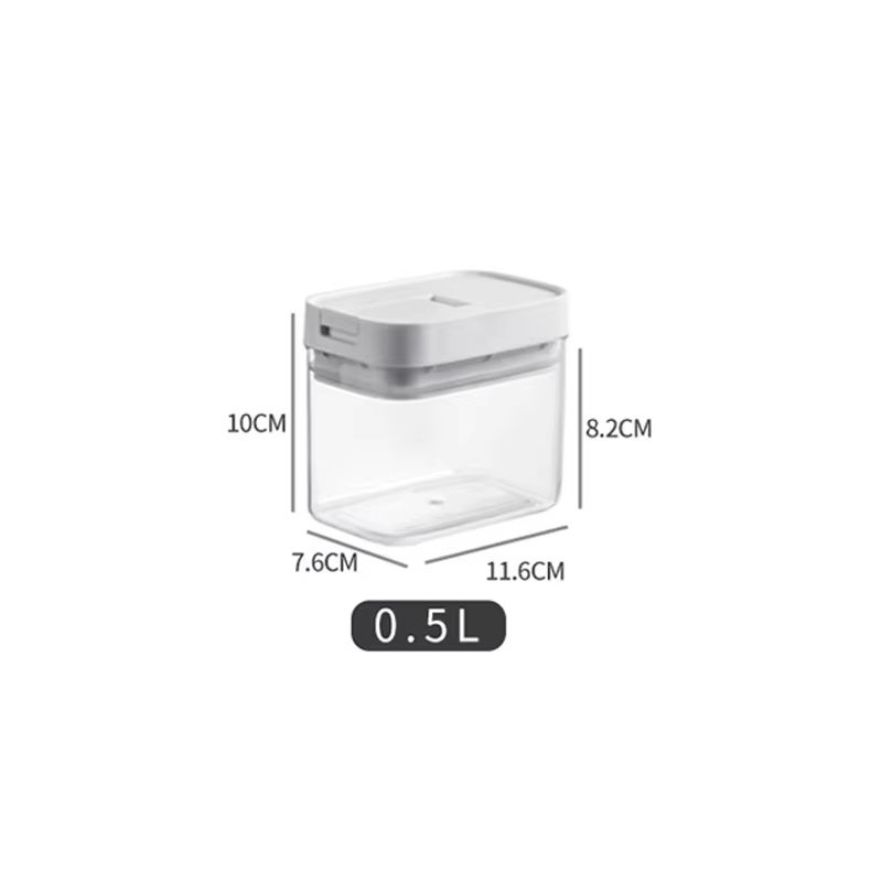 ClearLock Premium Transparent Pasta  Grain Storage Box  MoistureProof Kitchen Container 6