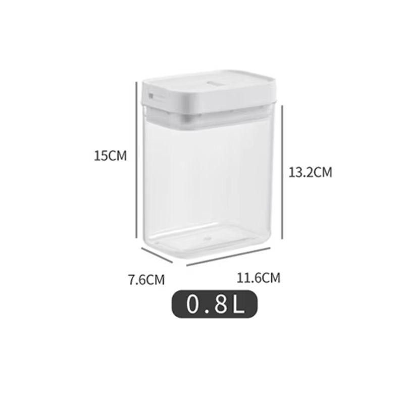 ClearLock Premium Transparent Pasta  Grain Storage Box  MoistureProof Kitchen Container 7