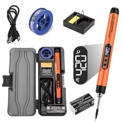 prosolder usb-c digital soldering iron kit – adjustable temperature, mini portable & type-c interface