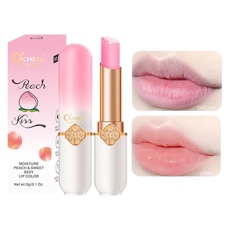 ColorMood Peach TemperatureChanging Lipstick  LongLasting Moisturizer  Waterproof Finish 1