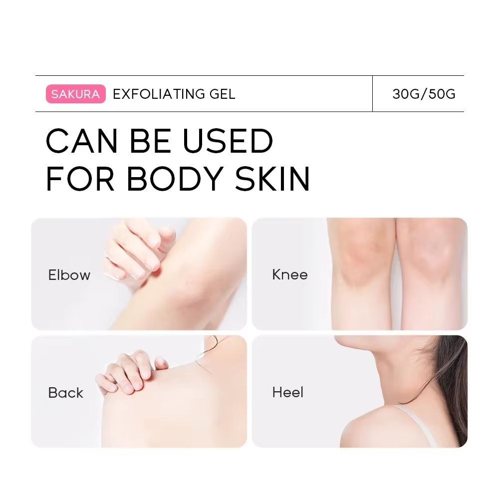 Sakura Glow Peeling Gel Moisturizing Nourishing Exfoliator 5