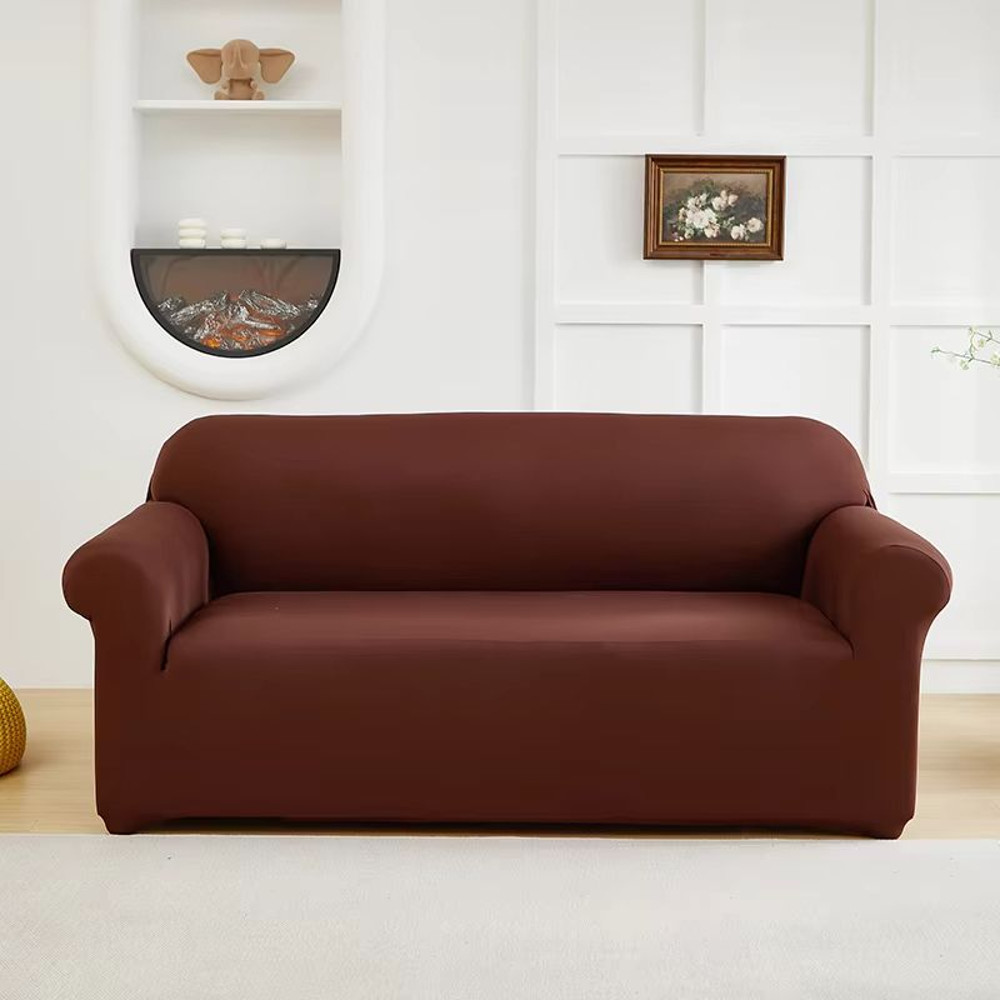 UltraFit SolidColor Stretch Sofa Slipcover  NonSlip DustProof Furniture Protector 14