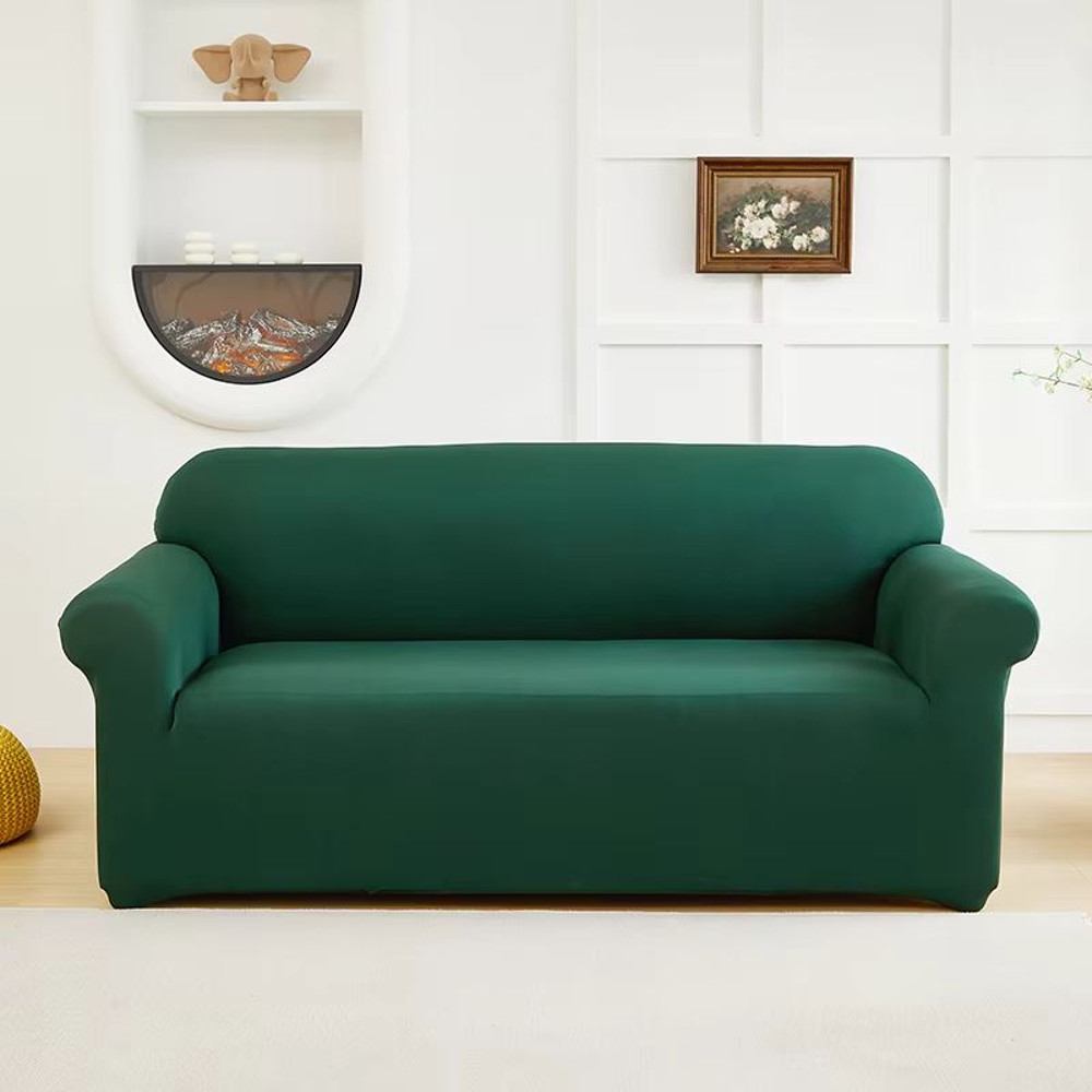 UltraFit SolidColor Stretch Sofa Slipcover  NonSlip DustProof Furniture Protector 15