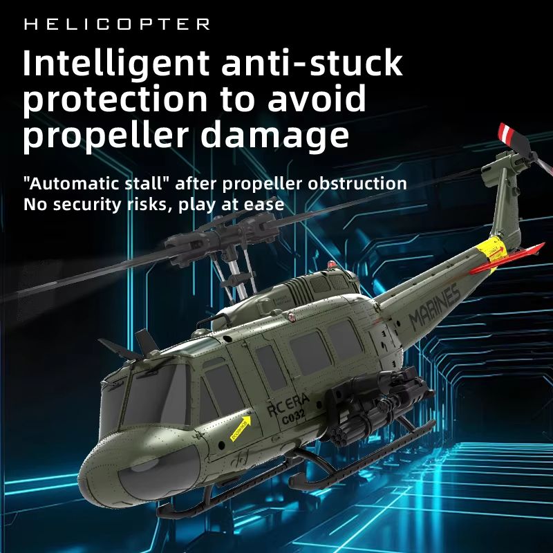 SkyMaster C032 24G 6CH Altitude Hold RC Helicopter  6Axis Gyro  Optical Flow For Kids  Adults 5