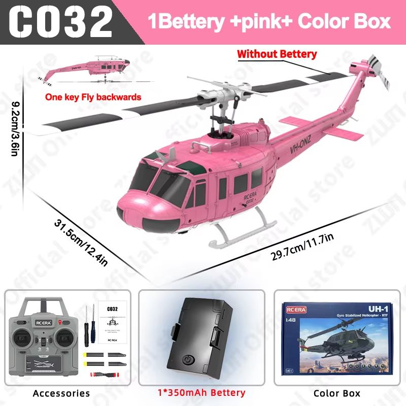 SkyMaster C032 24G 6CH Altitude Hold RC Helicopter  6Axis Gyro  Optical Flow For Kids  Adults 6