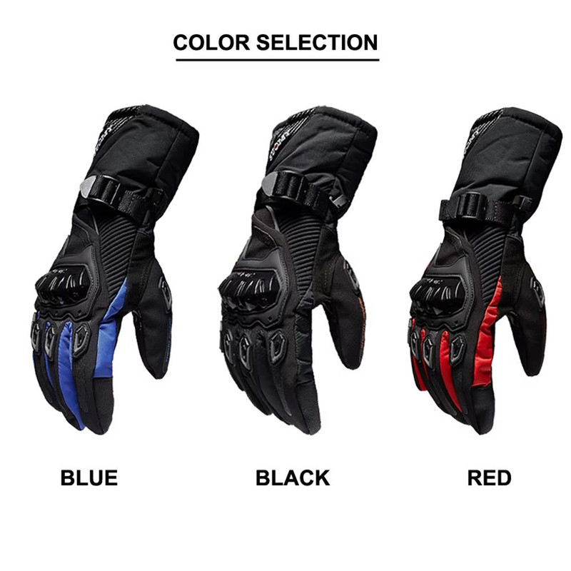 SUOMY Winter Waterproof TouchScreen Motorcycle Gloves  Windproof Warm Biker Gloves For Men 2