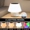 Solar Mushroom Mini Table Lamp Portable USB Solar Powered Night Light For Outdoor Patio Camping 2