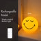 Smiley Sphere USBRechargeable Night Lamp Squint Wink Dimmable Atmosphere Light 5