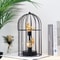 Birdcage Decorative Table Lamp Cordless Accent Light With Warm White Fairy Lights For Home Event 4