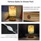 Modern Square ChineseStyle Fabric Table Lamp Dimmable LED Bedside Light With EU Plug 4