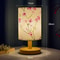Modern Square ChineseStyle Fabric Table Lamp Dimmable LED Bedside Light With EU Plug 8