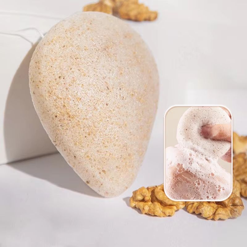 Ultimate Clean Mini Konjac Cleansing Sponge  Round Natural Exfoliator Puff For Facial Skin Care 0