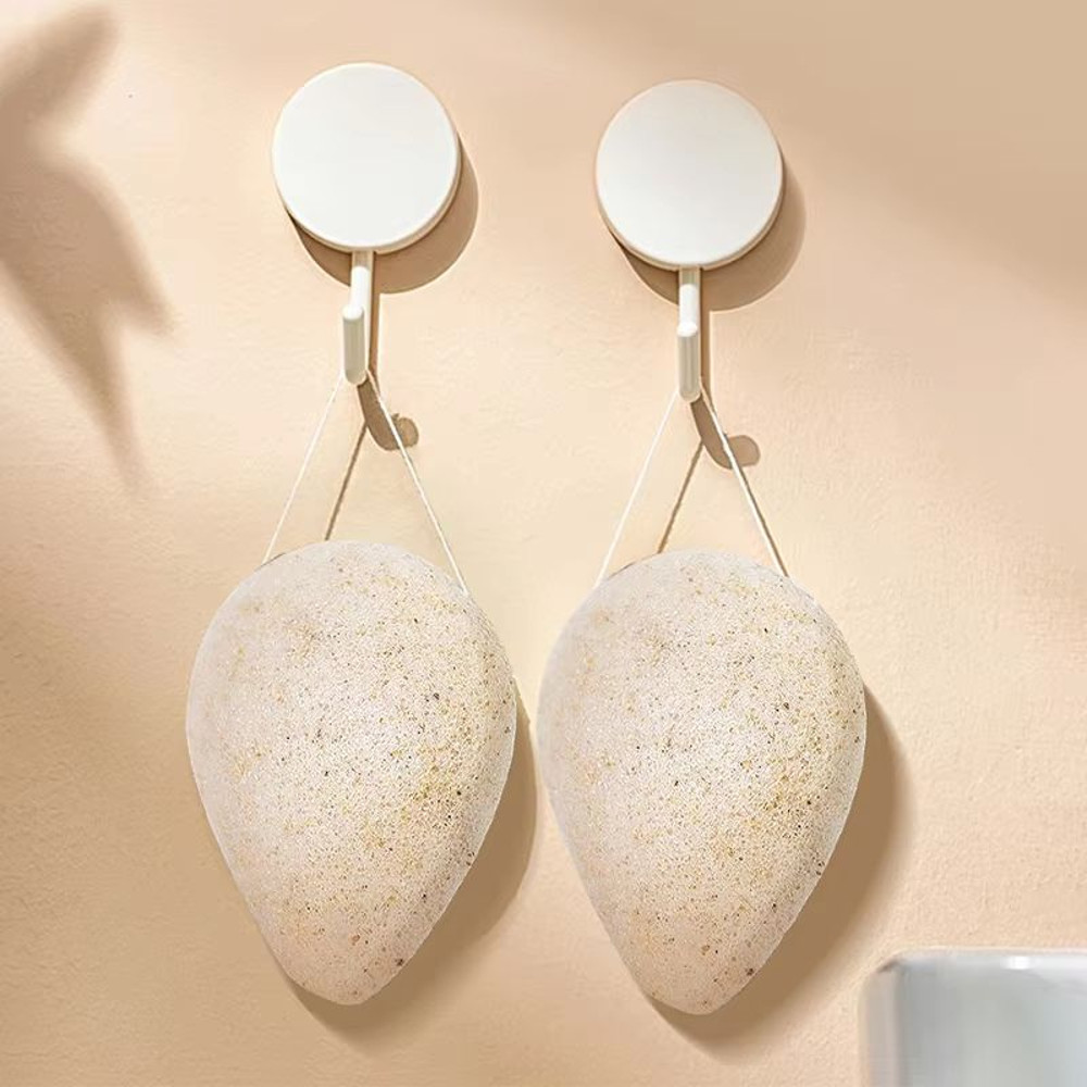 Ultimate Clean Mini Konjac Cleansing Sponge  Round Natural Exfoliator Puff For Facial Skin Care 2