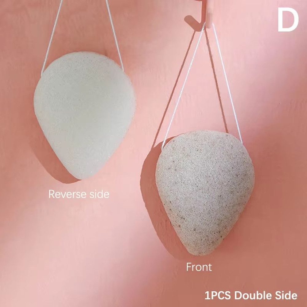 Ultimate Clean Mini Konjac Cleansing Sponge  Round Natural Exfoliator Puff For Facial Skin Care 6