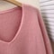 Yangqi Soft Waxy 100 Pure Cashmere VNeck Sweater Loose Fit Knit For Autumn Winter 4