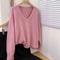 Yangqi Soft Waxy 100 Pure Cashmere VNeck Sweater Loose Fit Knit For Autumn Winter 5