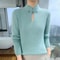 Elegance Mink 100 Mink Cashmere StandCollar Sweater SlimFit Long Sleeve Pullover For Women 14
