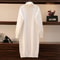 Cozy CollegeStyle HighNeck Thick Knit Pullover Warm LongSleeve Solid Sweater For Autumn Winter 2