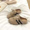 Elevated Wedge Suede Creeper HalfSlipper  Womens ThickBottom Baotou Sandal Sneaker Clog For Summer  0