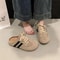 Elevated Wedge Suede Creeper HalfSlipper Womens ThickBottom Baotou Sandal Sneaker Clog For Summer 6