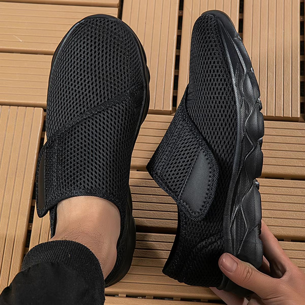 Orthopedic Comfort WideFoot Walking Shoes  Soft  Adjustable Casual Footwear For Swollen Feet Thumb  1