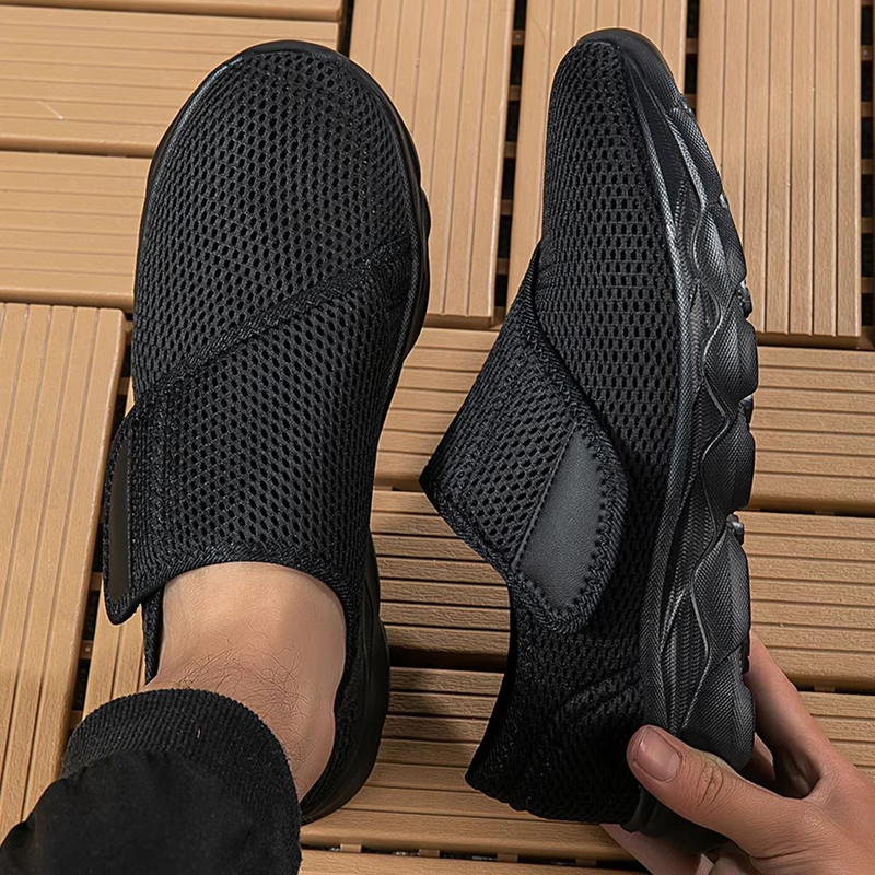 Orthopedic Comfort WideFoot Walking Shoes  Soft  Adjustable Casual Footwear For Swollen Feet Thumb  1