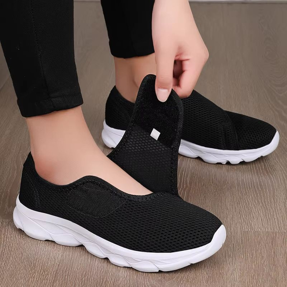 Orthopedic Comfort WideFoot Walking Shoes  Soft  Adjustable Casual Footwear For Swollen Feet Thumb  8
