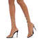 Eilyken Crystal Rhinestone OpenToe Sandals  Sexy Thin High Heels With Ankle Strap For Party  Prom 4