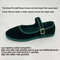 Velvet Mary Jane Streetwear Ballet Flats  Womens HandStitched Solid Colour Loafers 9