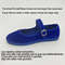 Velvet Mary Jane Streetwear Ballet Flats  Womens HandStitched Solid Colour Loafers 8