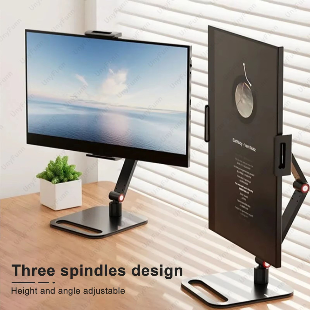 Universal Expandable Monitor Mount  Laptop Clamp Stand  Adjustable MultiScreen Holder For Gaming De 1